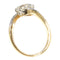 Bague 55 Bague « Toi et Moi » Belle Époque en or rouge 14K et diamants 58 Facettes 15181-0103