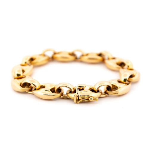 Bracelet Bracelet maillons grains de café en or 18 carats 58 Facettes EEAE730B94A74BBF92297C1163E8A77D