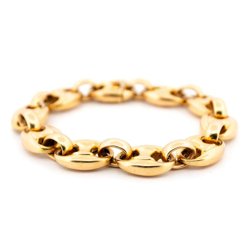 Bracelet Bracelet maillons grains de café en or 18 carats 58 Facettes EEAE730B94A74BBF92297C1163E8A77D