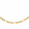 Collier Collier maille Figaro en or jaune 18 carats 58 Facettes 1523665CN