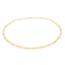 Collier Collier maille Figaro en or jaune 18 carats 58 Facettes 1523665CN