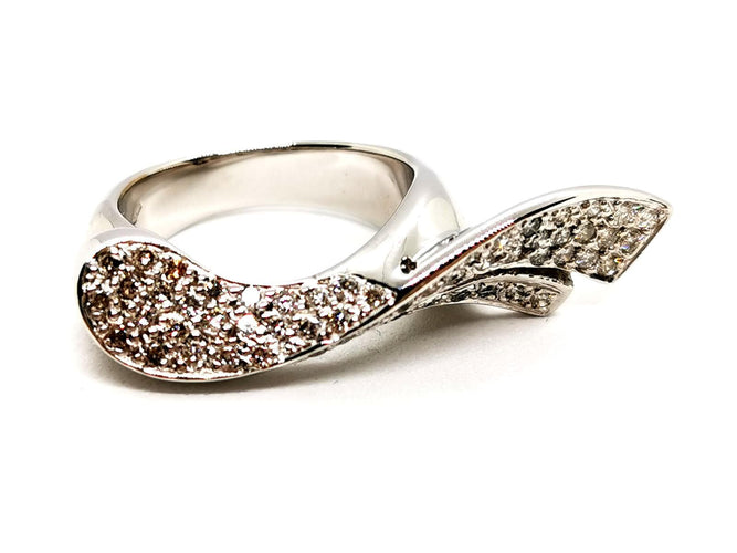 Bague 54 Bague Or blanc Diamant 58 Facettes 1523671CN