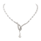 Collier Collier Or blanc Diamant 58 Facettes 1523675CN
