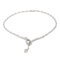 Collier Collier Or blanc Diamant 58 Facettes 1523675CN