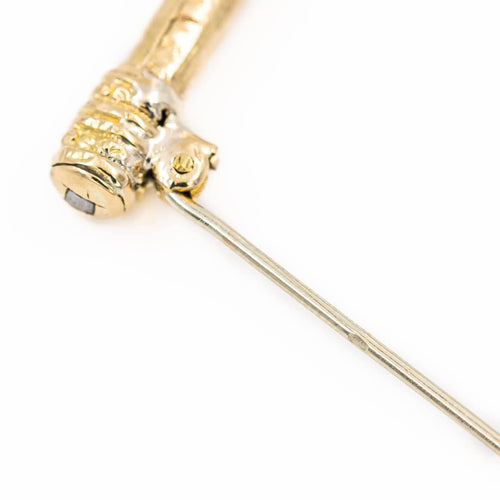 Broche Broche en or jaune 18 carats avec perles de culture 58 Facettes 1530157CN