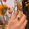 Bague 52 Bague entourage saphir et diamants en or 14 carats 58 Facettes B797A4CD4B16431C945EA7D39DAAA2FE