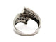 Bague 57.5 Bague en or blanc 18 carats sertie de 93 diamants 58 Facettes 1553044CN