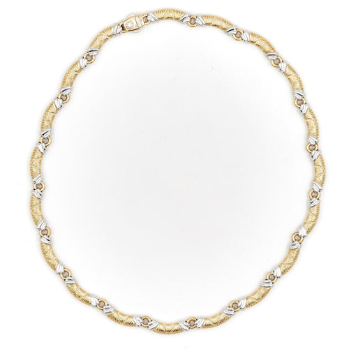 Collier Chimento Collier  Or jaune, Or blanc Diamant 58 Facettes 1573278CN