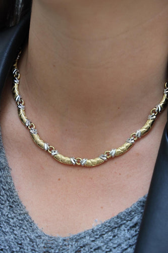 Collier Chimento Collier  Or jaune, Or blanc Diamant 58 Facettes 1573278CN