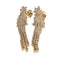 Boucles d'oreilles Boucles d'oreilles étoile filante en or jaune 14 carats et diamants 58 Facettes 1588527CN