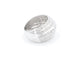 Bague 54 Bague pavée de diamants en or blanc 18 carats 58 Facettes 1589226CN