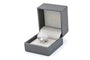 Bague 54 Bague pavée de diamants en or blanc 18 carats 58 Facettes 1589226CN