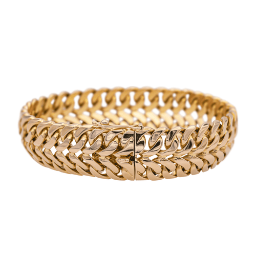 Bracelet Bracelet Maille gourmette Or rose 58 Facettes 1597942CN