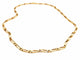 Collier Collier maille alternée en or jaune 18 carats 58 Facettes 1599630CN