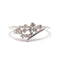 Bague 54 Bague grappe diamants or blanc 58 Facettes