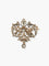 Broche Broche feuillage sertie de diamants en or jaune 18k et argent 58 Facettes 170007