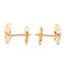Boucles d'oreilles Fred Boucles d'oreilles Puces Chance infinie Or rose Diamant 58 Facettes 1600573CN