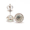 Boucles d'oreilles Boucles d'oreilles aigues-marines diamants or blanc 58 Facettes