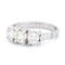 Bague 53 Bague trilogie en or 18 carats avec diamants taille ancienne 58 Facettes 0472804AB5EE4A159037190DC21CD41A