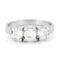 Bague 53 Bague trilogie en or 18 carats avec diamants taille ancienne 58 Facettes 0472804AB5EE4A159037190DC21CD41A