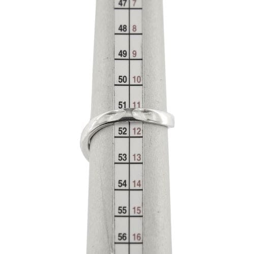 Bague Bague contrariée à double spirale en or blanc 18 ct et diamants 58 Facettes 16182