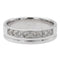 Bague 49 Bague Demi alliance Or blanc Diamant 58 Facettes 1623027CN