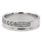 Bague 49 Bague Demi alliance Or blanc Diamant 58 Facettes 1623027CN