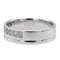 Bague 49 Bague Demi alliance Or blanc Diamant 58 Facettes 1623027CN