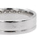 Bague 49 Bague Demi alliance Or blanc Diamant 58 Facettes 1623027CN