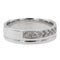 Bague 49 Bague Demi alliance Or blanc Diamant 58 Facettes 1623027CN