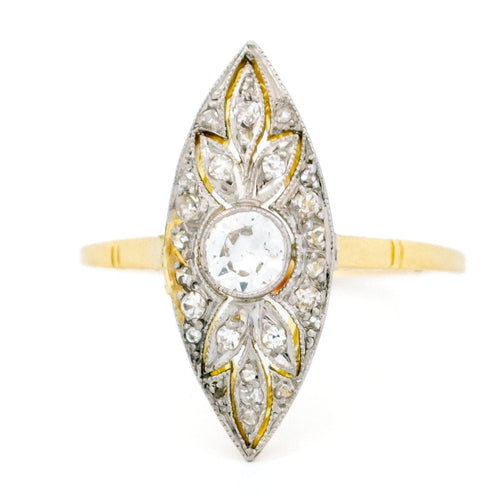 Bague 56 Bague marquise en or 14 carats et diamants 58 Facettes 23FC338B6F1A4395990D953B69024761
