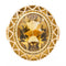 Bague 59 Bague vintage en or jaune 18 carats et citrine 58 Facettes 1628827CN