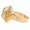Bague 59 Bague vintage en or jaune 18 carats et citrine 58 Facettes 1628827CN