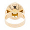 Bague 59 Bague vintage en or jaune 18 carats et citrine 58 Facettes 1628827CN