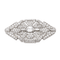 Broche Broche Art déco en or blanc et platine avec diamants 58 Facettes 1629029CN