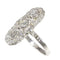 Bague 56 Bague vintage Art déco revival en platine et diamants 58 Facettes 16300-0191