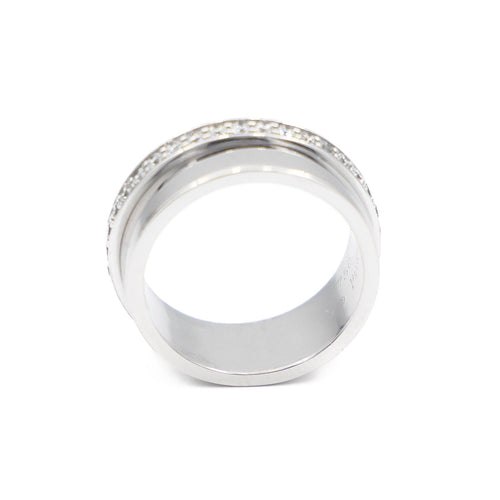 Bague 51 Piaget Bague Possession Or blanc Diamant 58 Facettes 1630236CN
