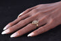 Bague 51 Bague rococo en or jaune 18K et diamants (vers 1750) 58 Facettes 16340-0042