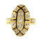 Bague 51 Bague rococo en or jaune 18K et diamants (vers 1750) 58 Facettes 16340-0042