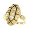 Bague 51 Bague rococo en or jaune 18K et diamants (vers 1750) 58 Facettes 16340-0042