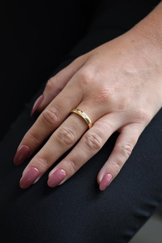 Bague 54 Bague Alliance Or jaune Diamant 58 Facettes 1637055CN