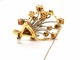 Broche Broche Fleur Or jaune Rubis 58 Facettes 1639514CN