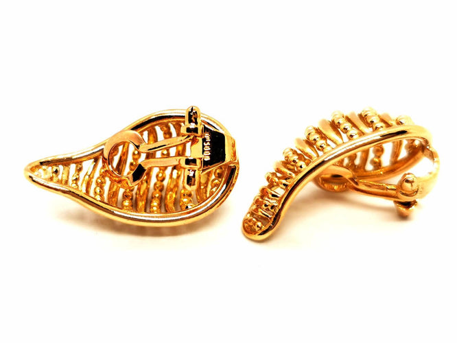 Boucles d'oreilles Boucles d'oreilles Clips Or jaune 58 Facettes 1639555CN