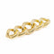 Broche Broche maille gourmette en or jaune 18 carats 58 Facettes 1641193CN