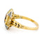 Bague 56 Bague en or jaune 18 carats avec citrine et diamants taille ancienne 58 Facettes CEDA8EA58E454F38BA09236B835669E4