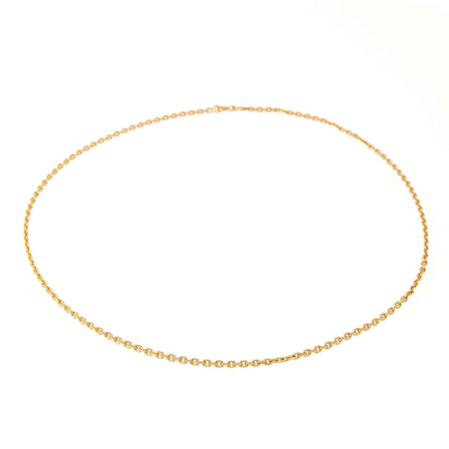 Collier Collier maille forçat en or jaune 18 carats 58 Facettes 1641200CN