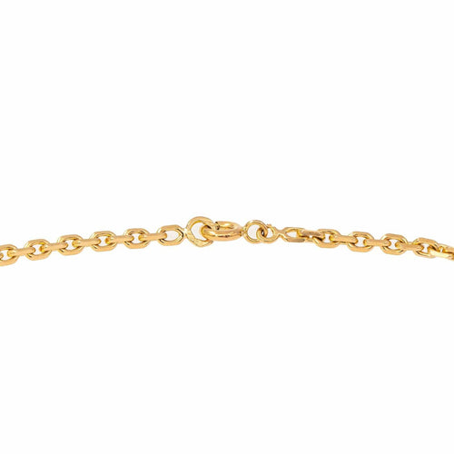 Collier Collier maille forçat en or jaune 18 carats 58 Facettes 1641200CN