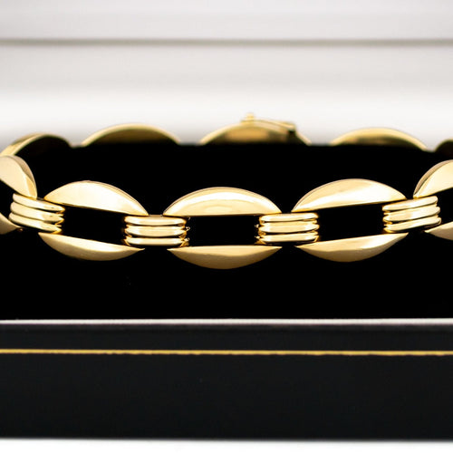 Bracelet Bracelet en or 14 carats rétro 58 Facettes 096F45D64F7B4616BFA8164443E7E9FB