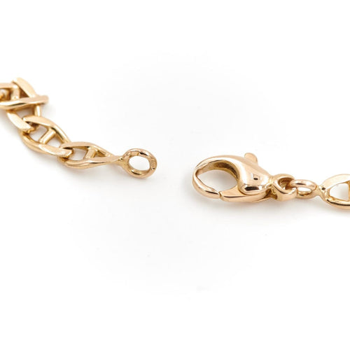 Collier Collier maille marine en or jaune 18 carats 58 Facettes 1641588CN