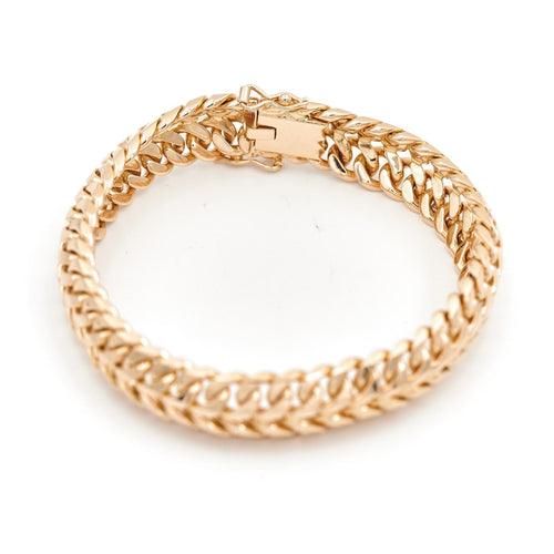 Bracelet Bracelet maille sorcière en or jaune 18 carats 58 Facettes 1641630CN